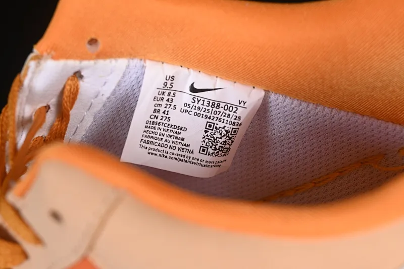 All categories Nk Air Force 1 Air Force series Nk Air Force 1 Low Air Force low-top Nike Air Force 1'07 Low Balenciaga co-branded Vibrant Orange Air Force 1 low-top casual sneakers SY1388-002